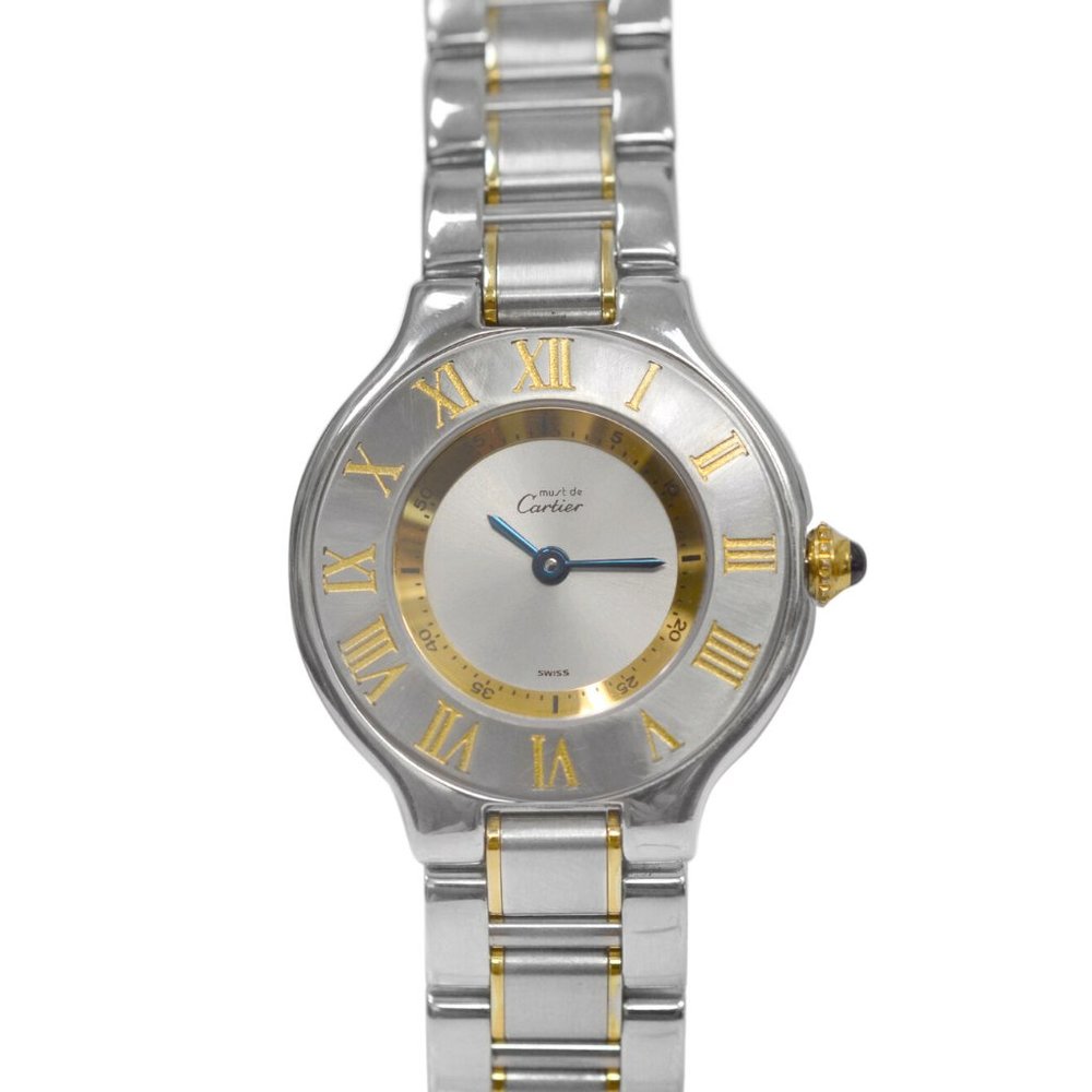 MINT! Cartier 18k 28mm Ladies Watch!